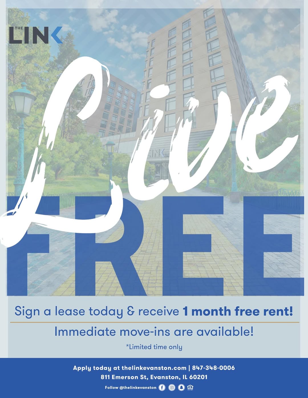 \u2728 Move in now, save big later. Enjoy ONE MONTH FREE when you take advantage of our immediate\u2011move\u2011in special! Limited time only\u2014don't miss out. \ud83c\udfe1\ud83d\udcab 