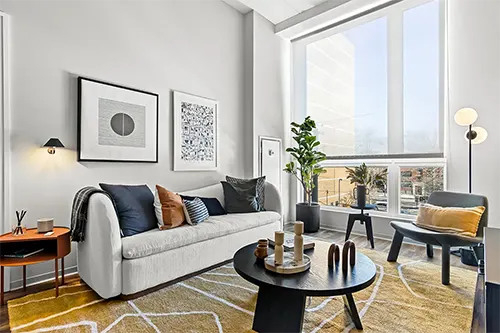 Student Bedroom at The Link Evanston