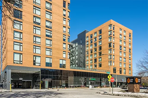 Exterior View of The Link Evanston