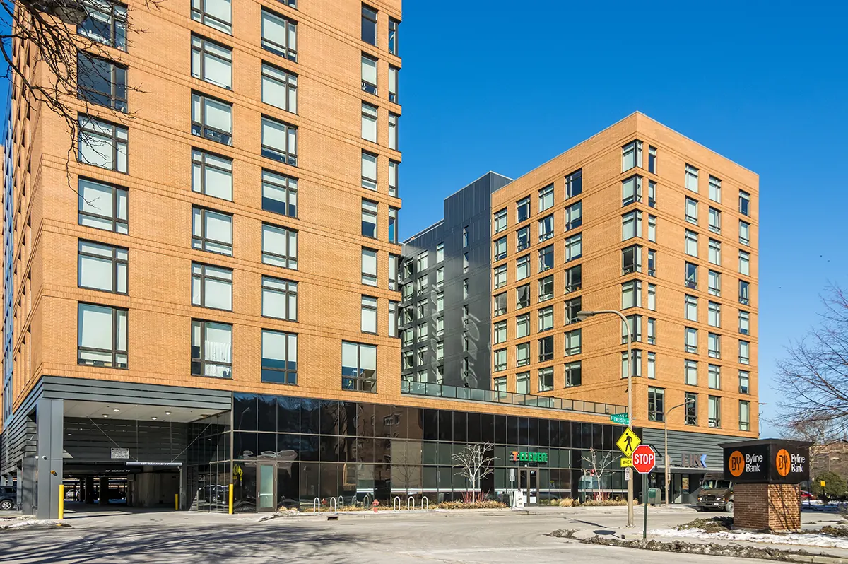 Exterior View of The Link Evanston