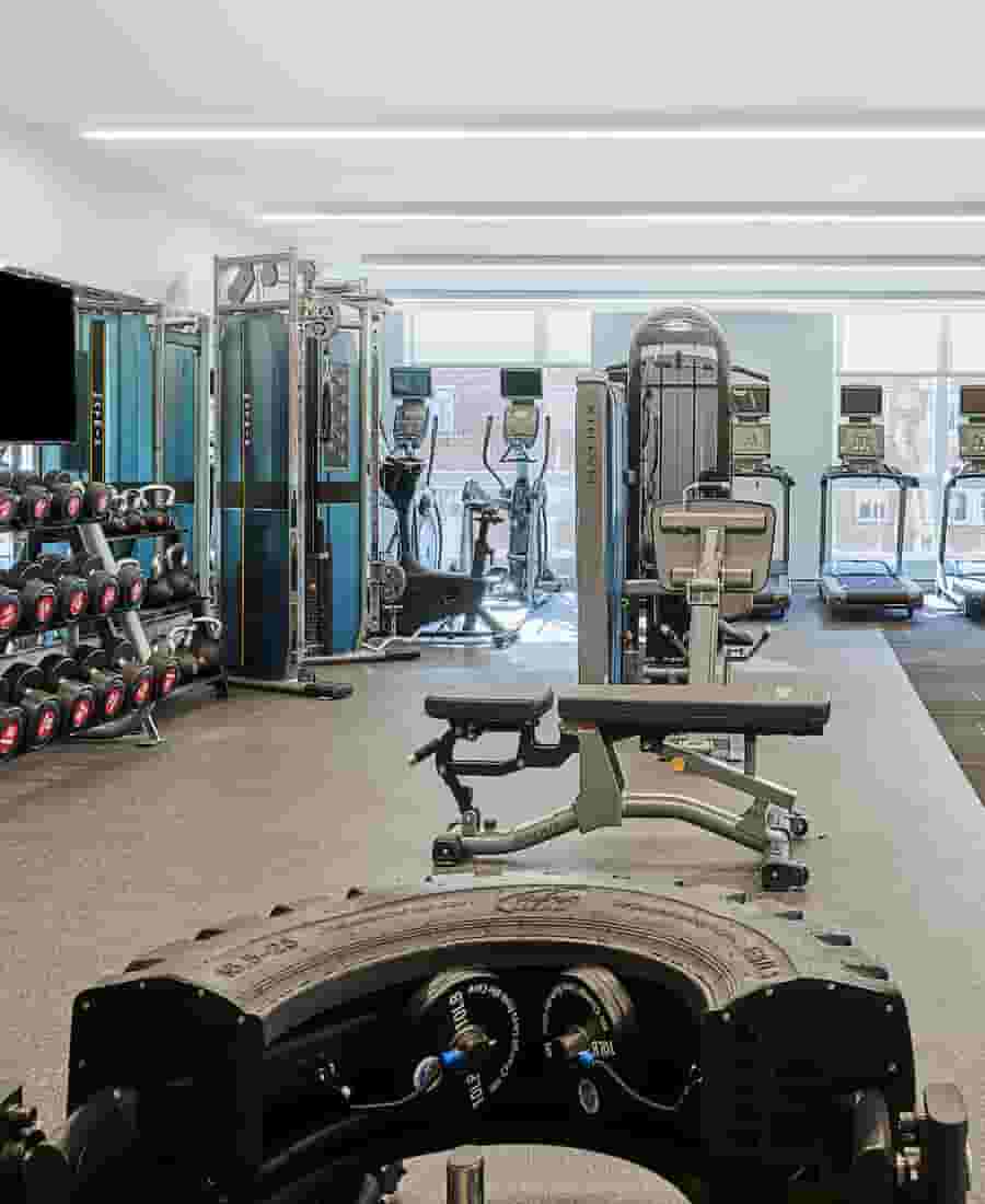 24-Hour Fitness Suite with high-end equipment