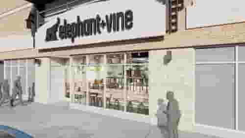 Exterior of the entrance to Elephant and Wine