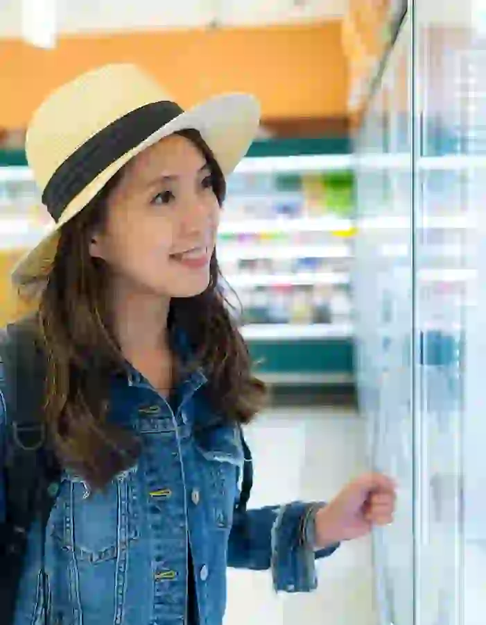 Resident shopping at 7 Eleven