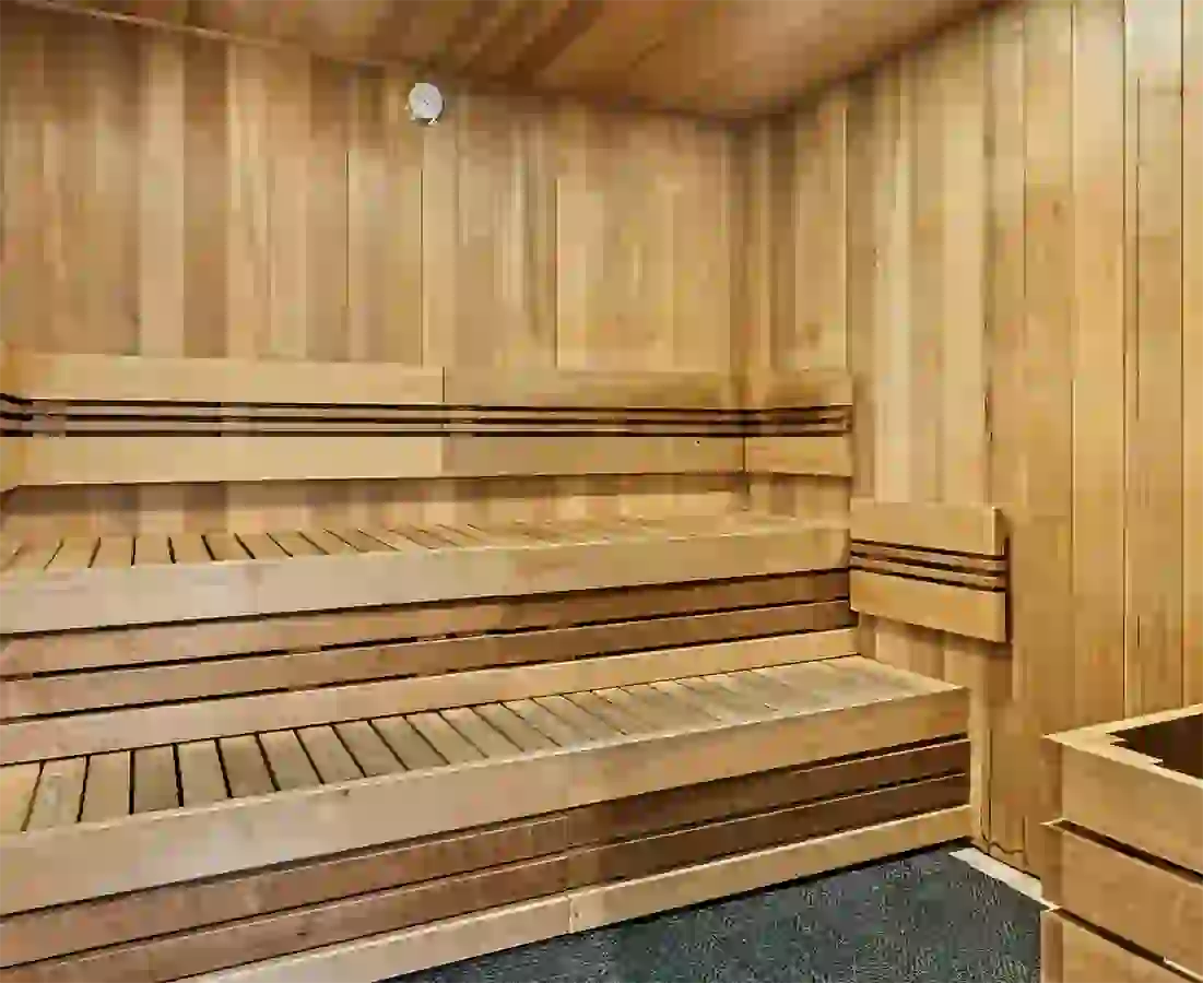 Real wood, traditional sauna