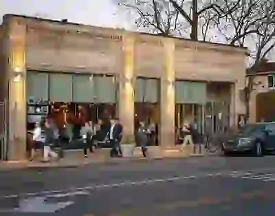 People entering a show at SPACE