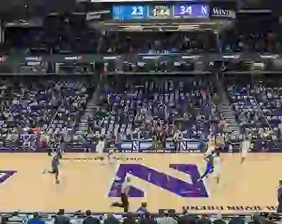 Northewestern game at Welsh Ryan Arena